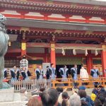 五社神社 豆まき